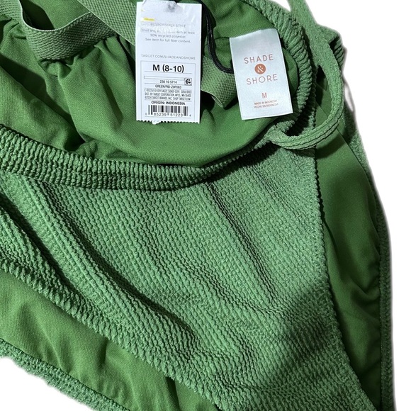 Shade & Shore Green One Piece Swimsuit - Picture 6 of 9